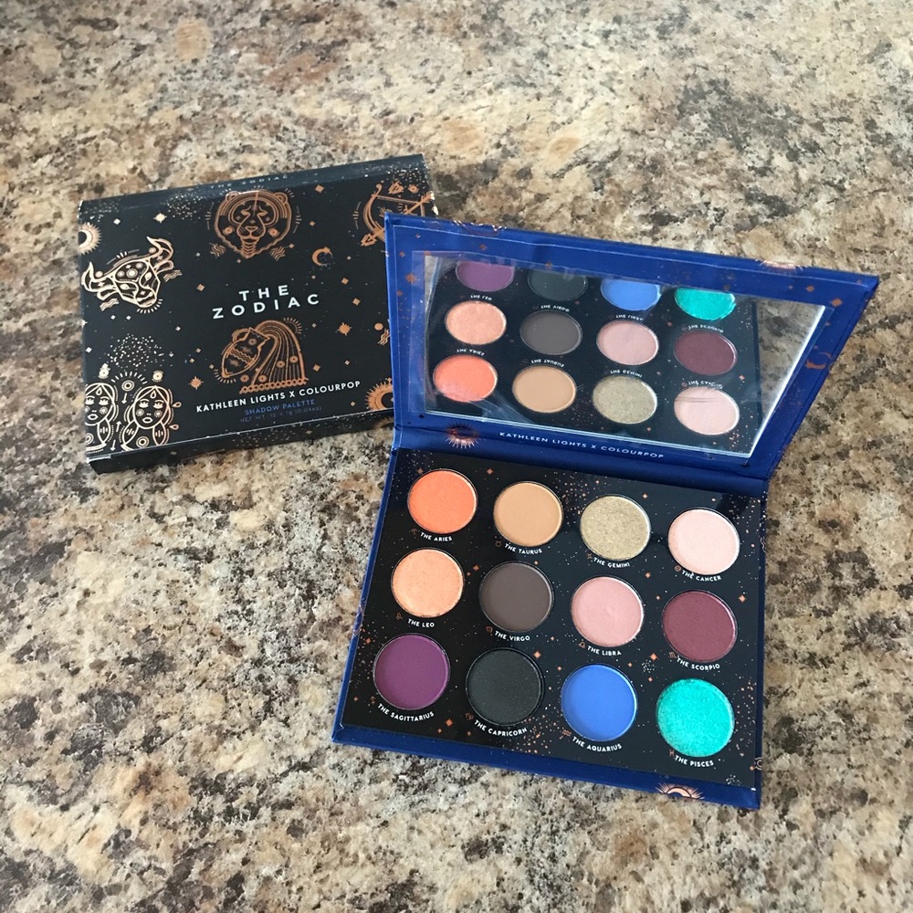 New! Colourpop Kathleen Lights Zodiac Palette